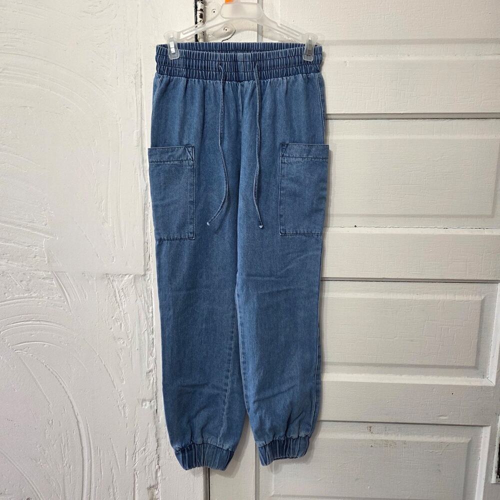 Indigo Rein Woman's Blue Jeans / pants with Tie String size S